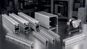 Bosch kompatibilis alumínium profilrendszerek gépvázakhoz, munkaállomásokhoz és ipari szerkezetekhez a K+V automatika Kft kínálatában